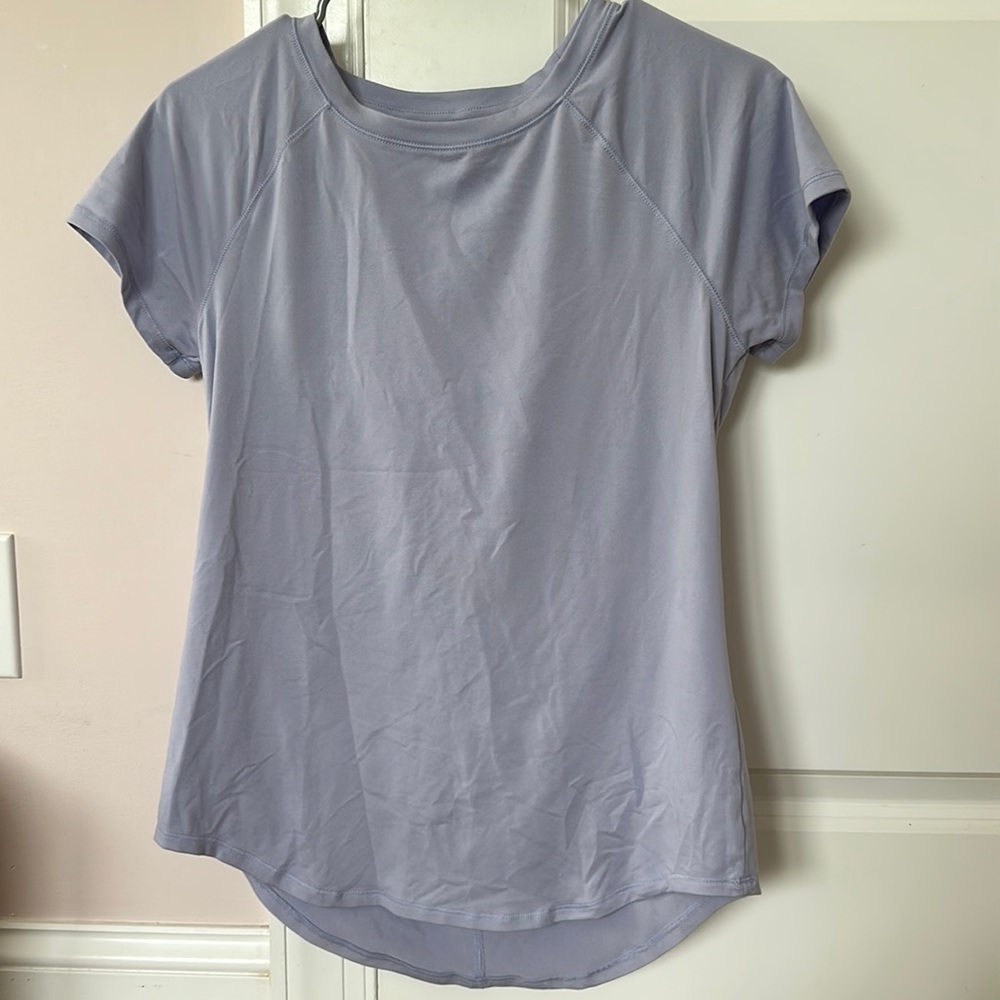 Purple all in motion workout top